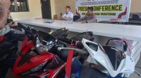 Polres Parimo Tangkap Pelaku Curanmor dan Amankan 3 Unit Motor